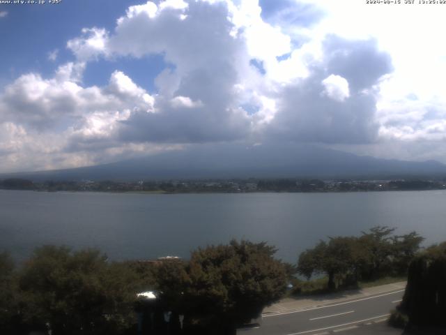 河口湖からの富士山