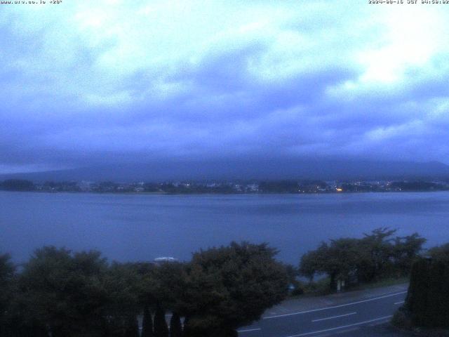 河口湖からの富士山