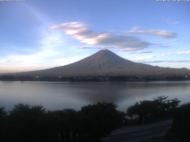 河口湖からの富士山