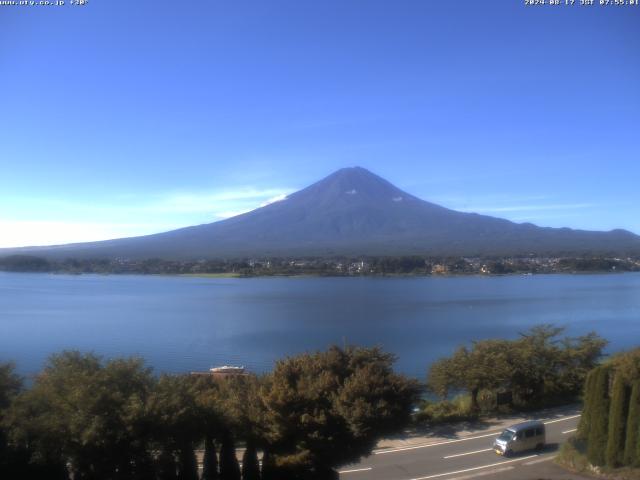 河口湖からの富士山