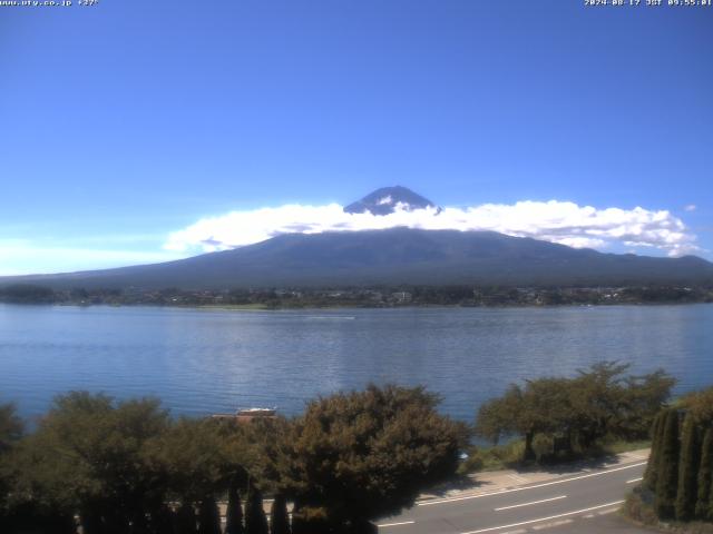 河口湖からの富士山