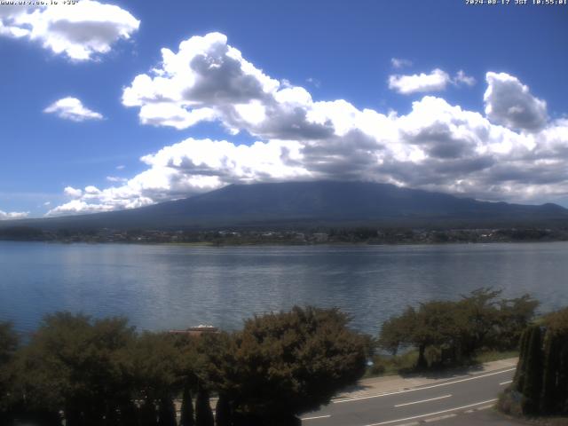 河口湖からの富士山