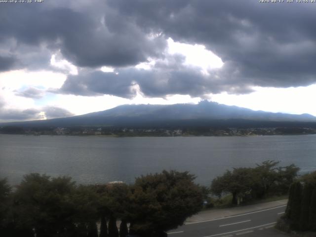 河口湖からの富士山