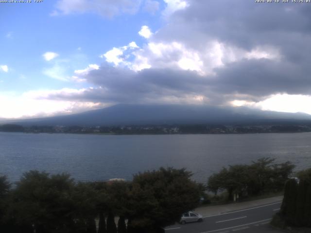 河口湖からの富士山