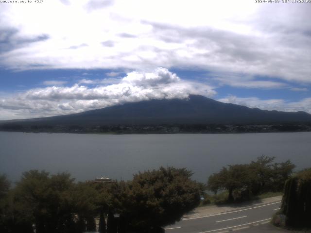 河口湖からの富士山