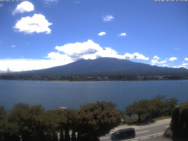 河口湖からの富士山