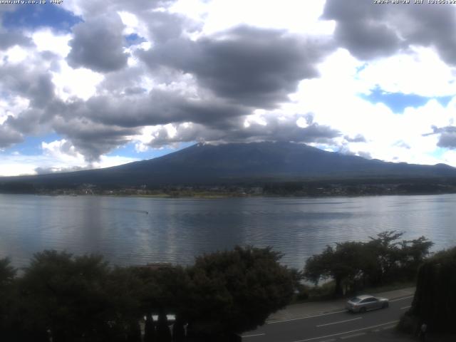 河口湖からの富士山