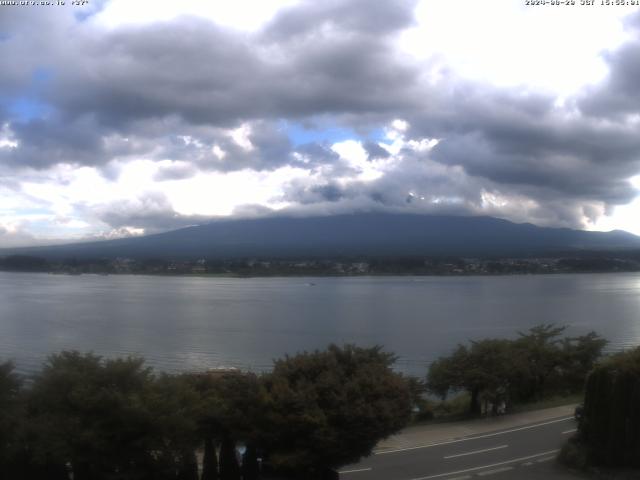 河口湖からの富士山