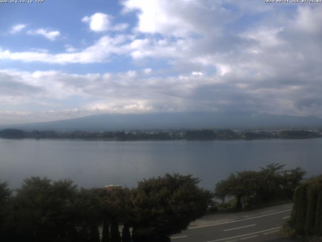 河口湖からの富士山