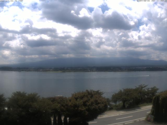 河口湖からの富士山