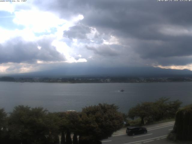 河口湖からの富士山