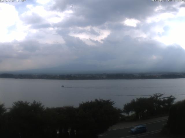 河口湖からの富士山