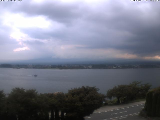 河口湖からの富士山