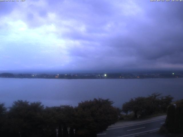 河口湖からの富士山