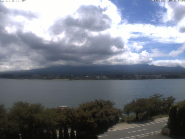 河口湖からの富士山