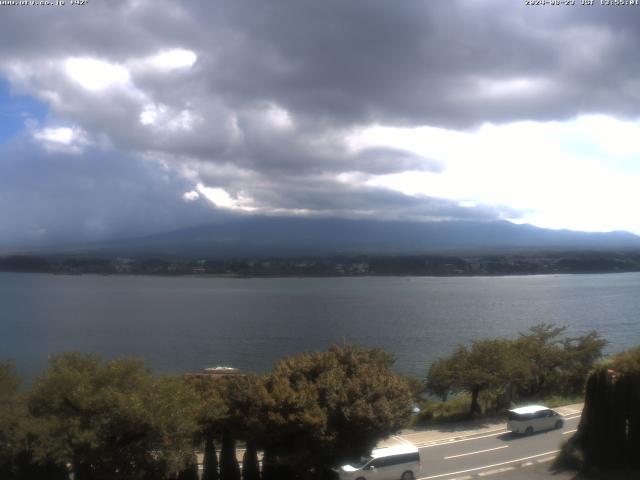 河口湖からの富士山