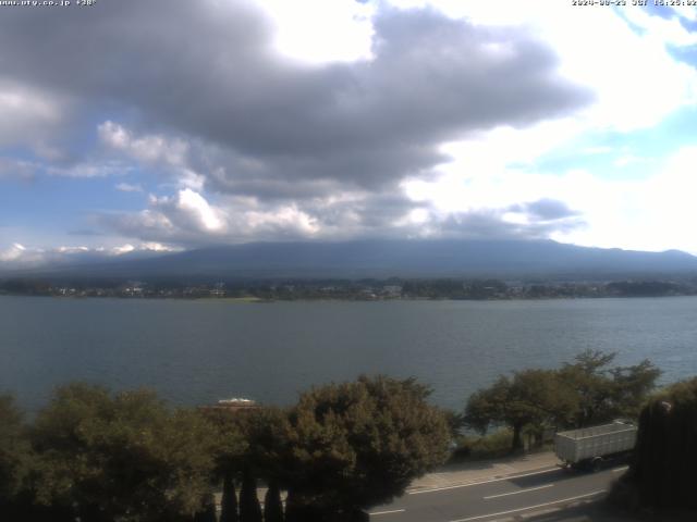 河口湖からの富士山