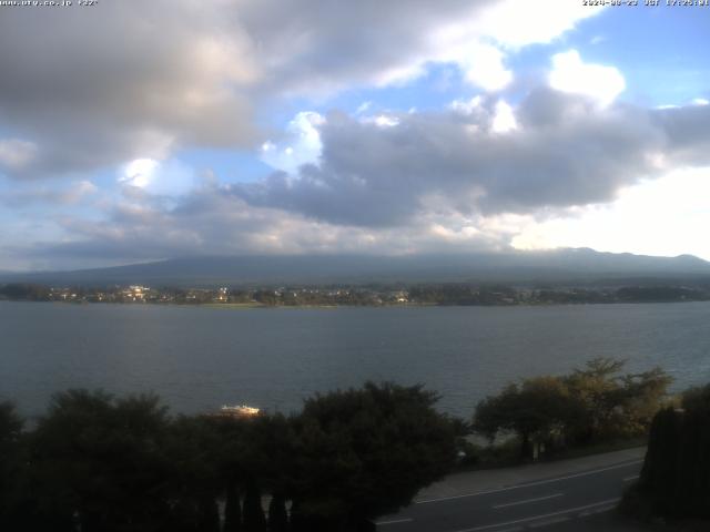 河口湖からの富士山