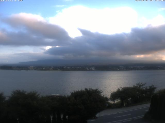 河口湖からの富士山