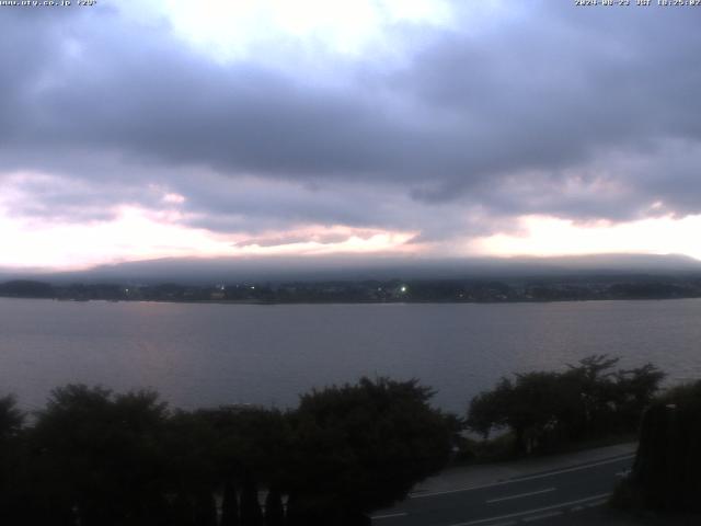 河口湖からの富士山