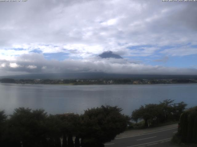 河口湖からの富士山