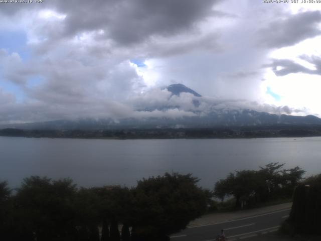 河口湖からの富士山