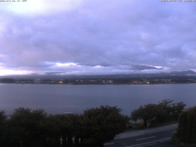 河口湖からの富士山