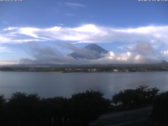 河口湖からの富士山