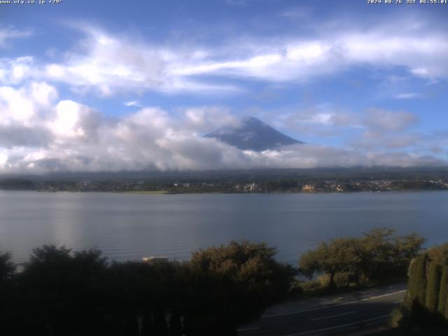 河口湖からの富士山