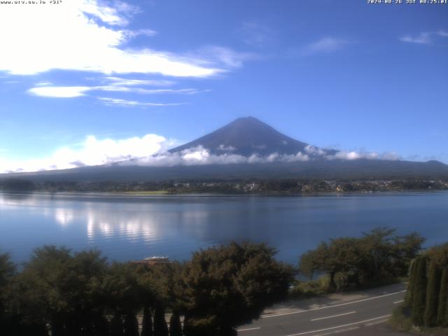 河口湖からの富士山