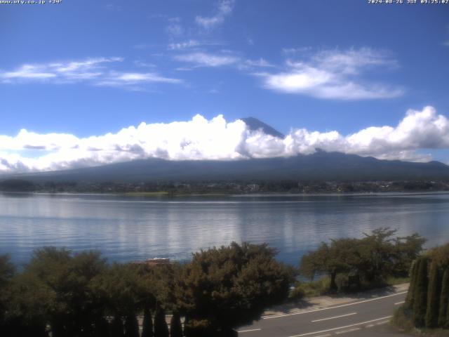 河口湖からの富士山