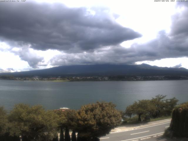 河口湖からの富士山