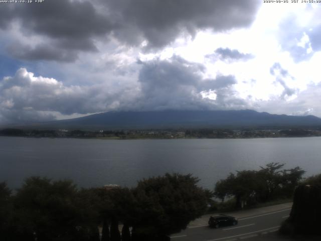 河口湖からの富士山