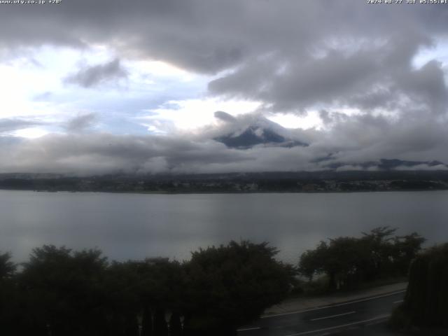 河口湖からの富士山