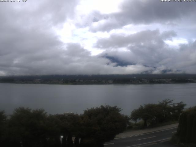 河口湖からの富士山