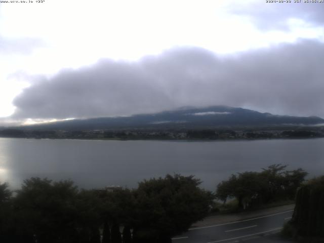 河口湖からの富士山