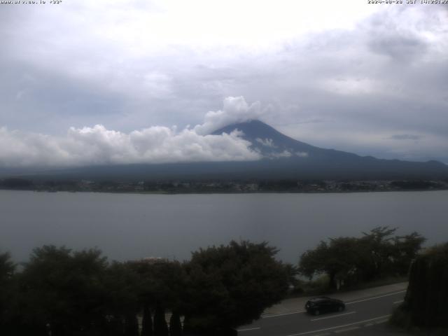 河口湖からの富士山