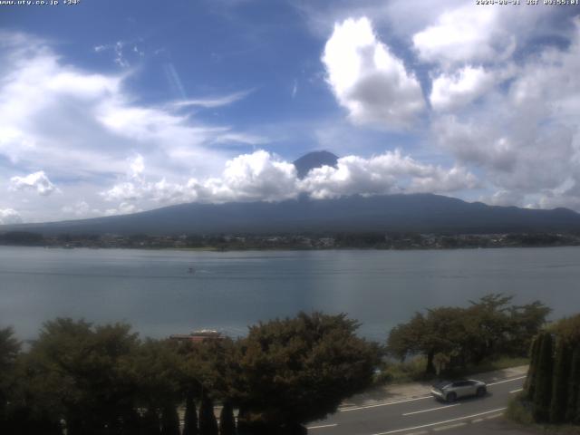 河口湖からの富士山