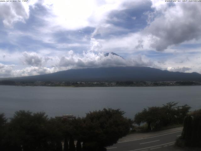 河口湖からの富士山