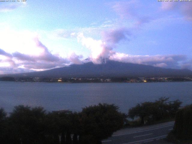 河口湖からの富士山