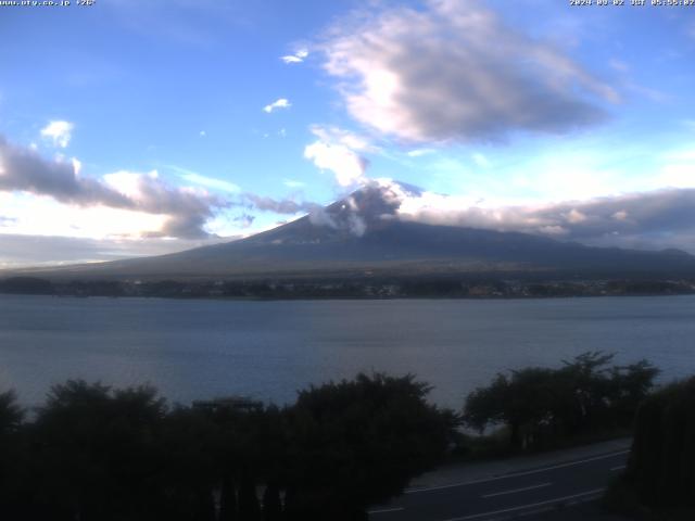 河口湖からの富士山