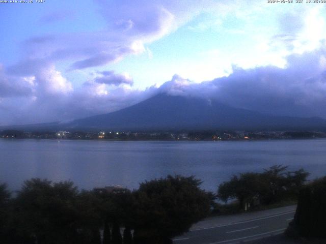 河口湖からの富士山