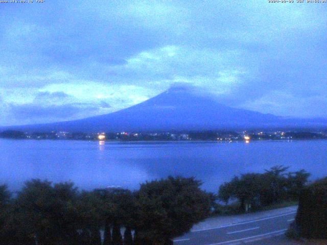 河口湖からの富士山