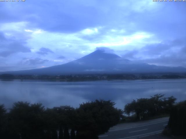 河口湖からの富士山