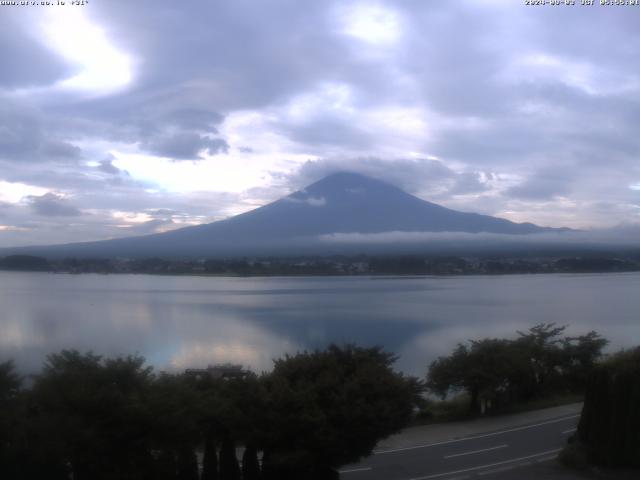 河口湖からの富士山