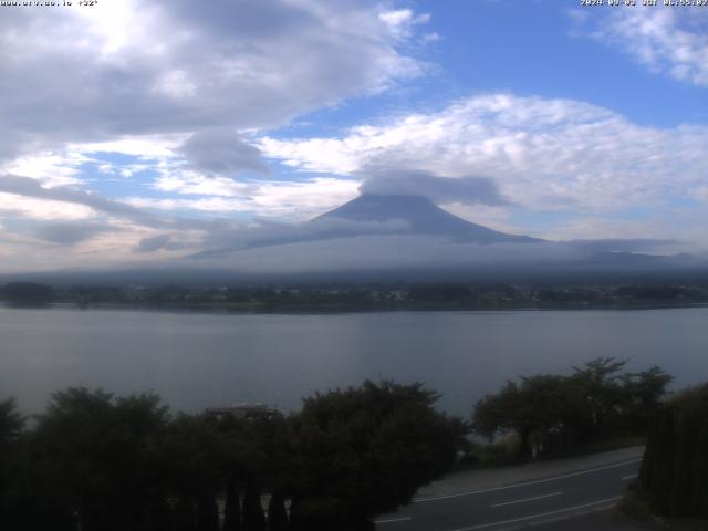 河口湖からの富士山