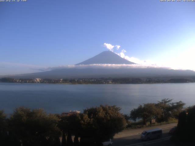 河口湖からの富士山