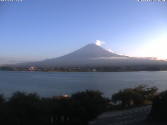 河口湖からの富士山