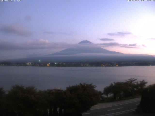 河口湖からの富士山