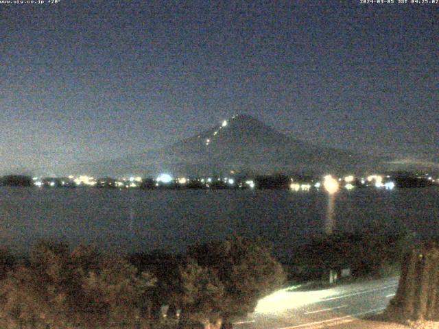 河口湖からの富士山